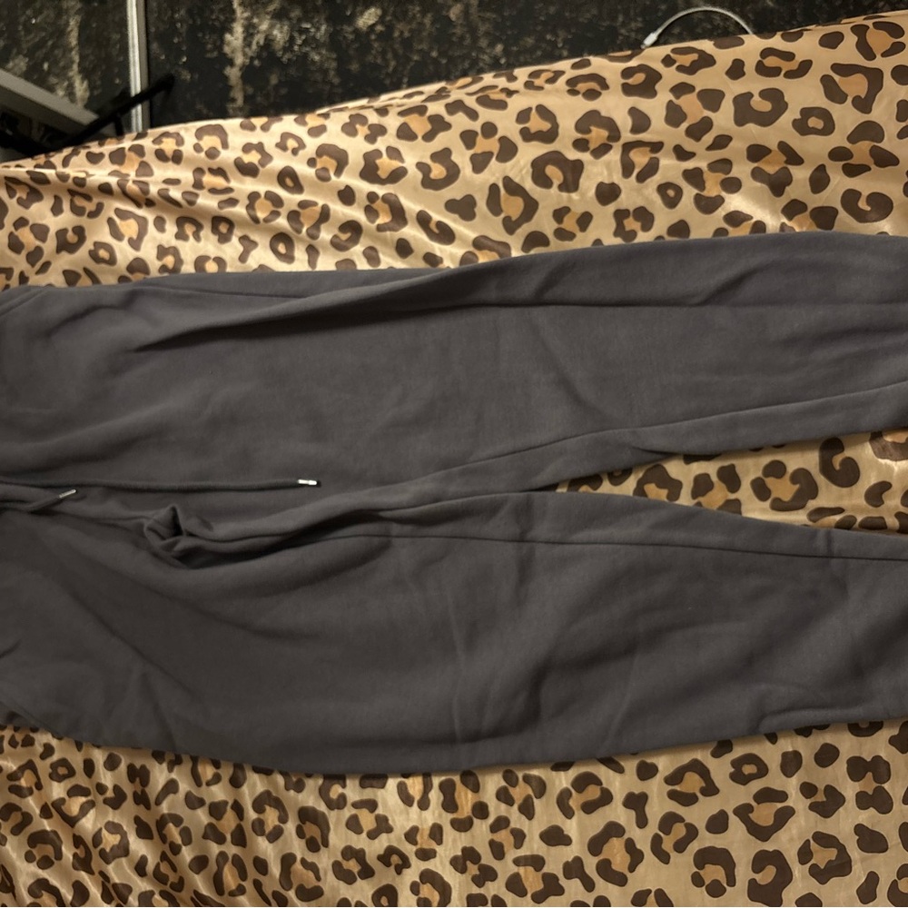 Gray Jogger Pants and cropped jacket set